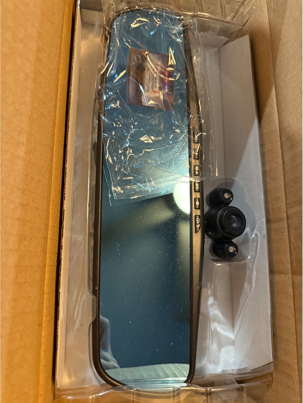 Car Rearview Mirror Dash Cam with Built-in Camera
